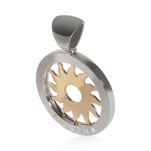 BVLGARI Fashion Pendant in 18k Yellow Gold/Steel - Picture 2 of 3